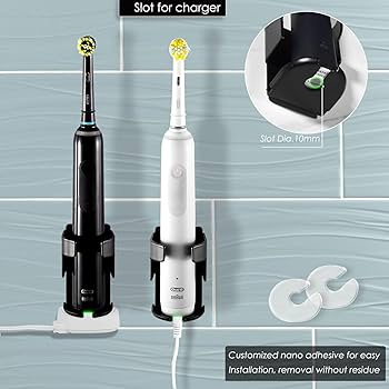 Amazon｜オールメタル電動歯ブラシホルダー バスルーム用 - ナノ